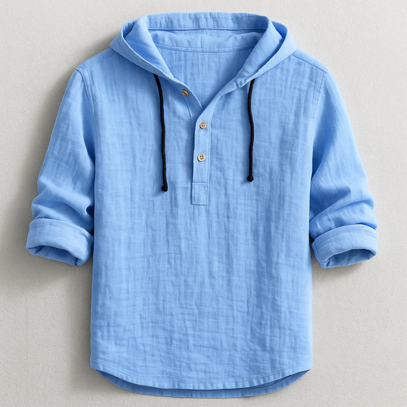 Saphira - Camicia con cappuccio 100% in lino