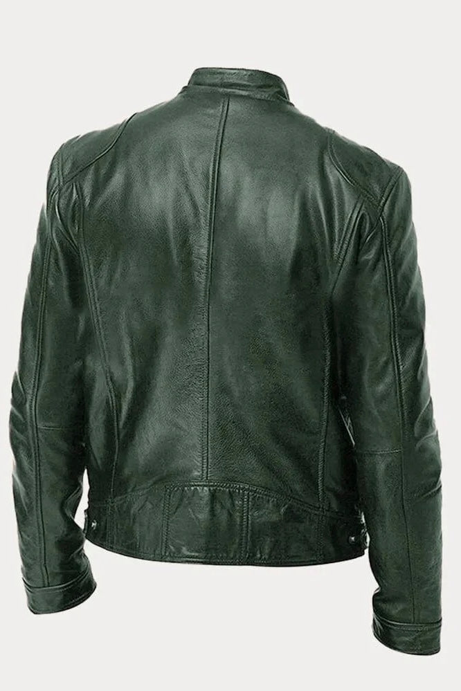 SCOTT - Giacca in pelle