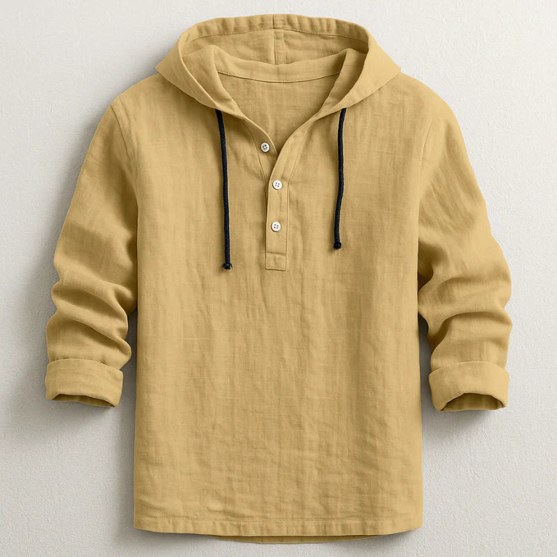 Saphira - Camicia con cappuccio 100% in lino