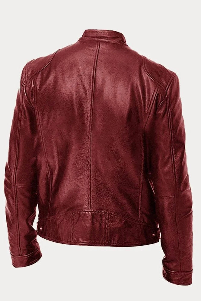 SCOTT - Giacca in pelle