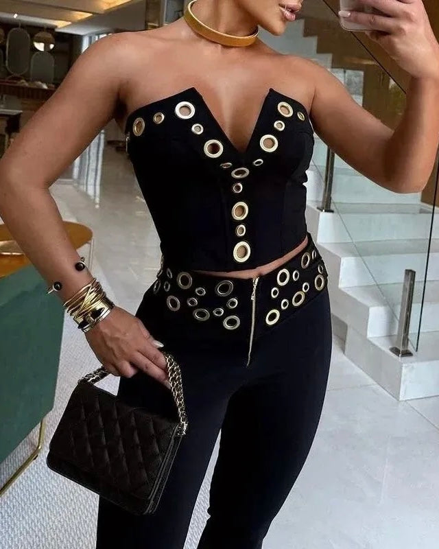 MARGOT - Coordinato top e pantalone