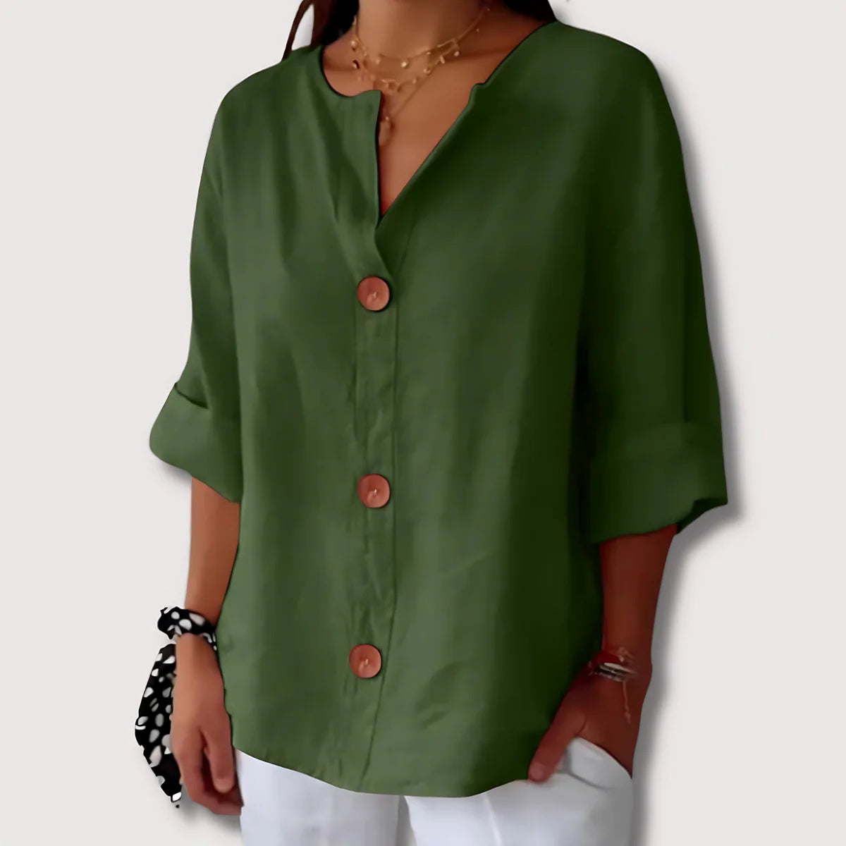 MARTINA | BLUSA DI LINO