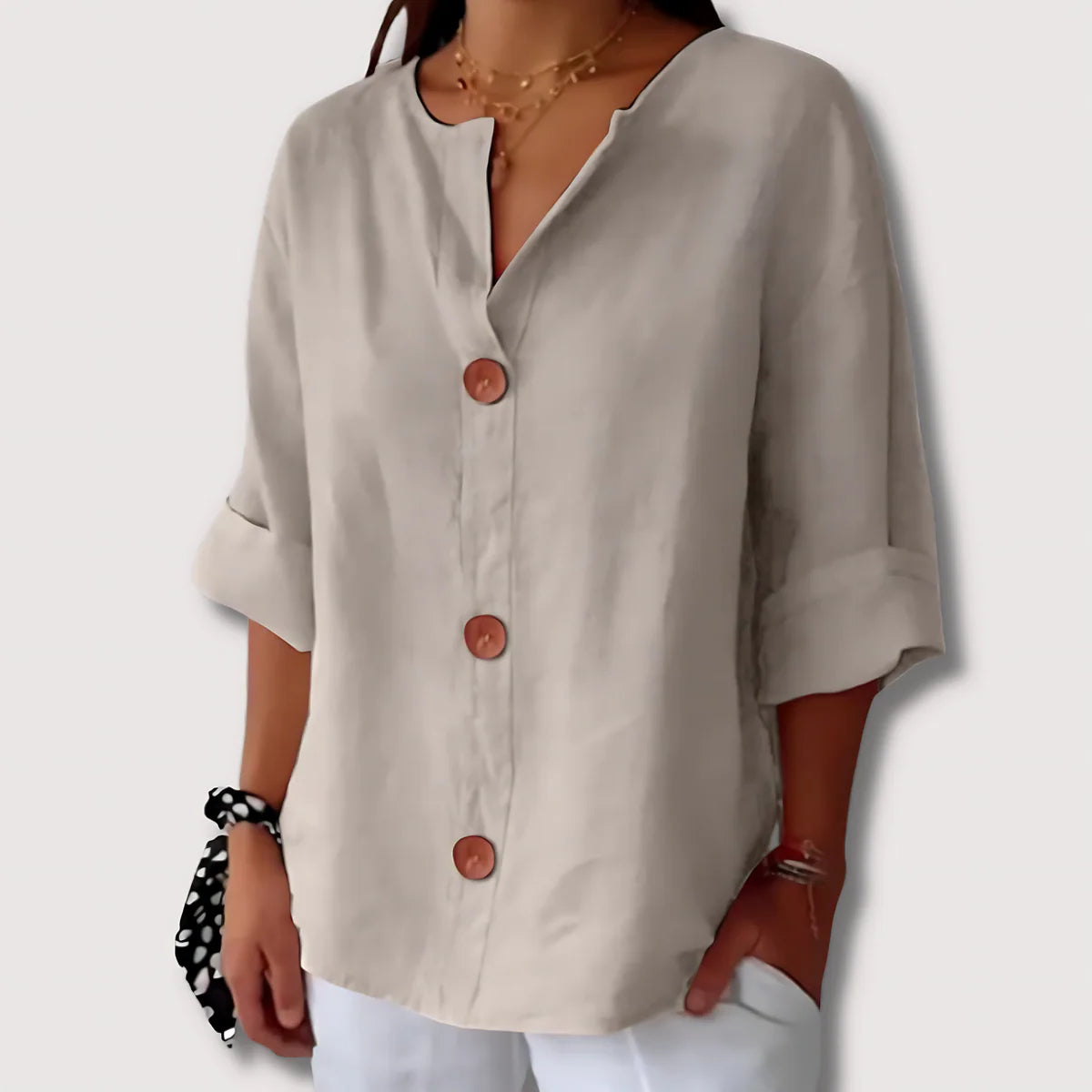 MARTINA | BLUSA DI LINO