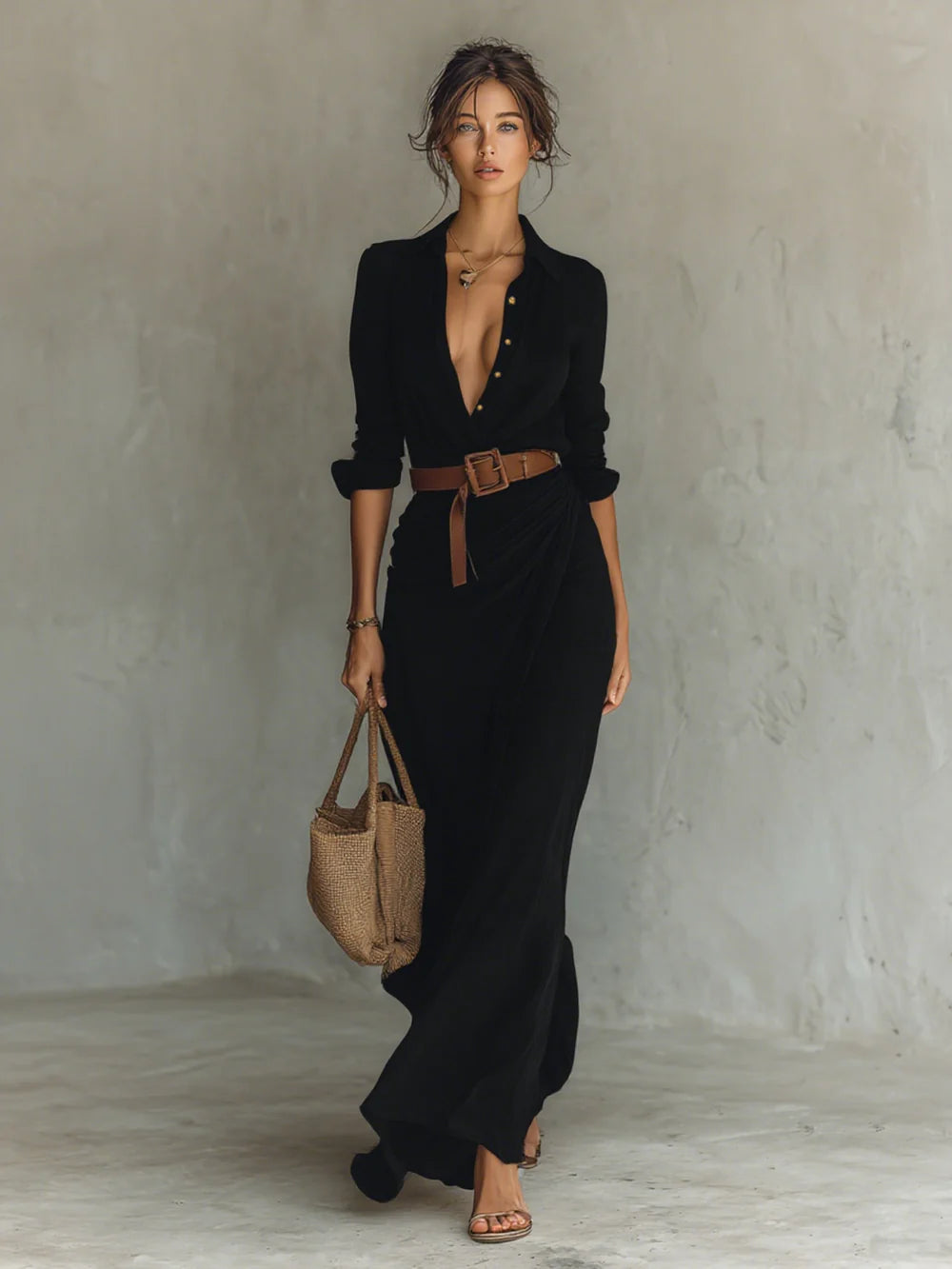 CELINE - ABITO CON COLLO A REVERS