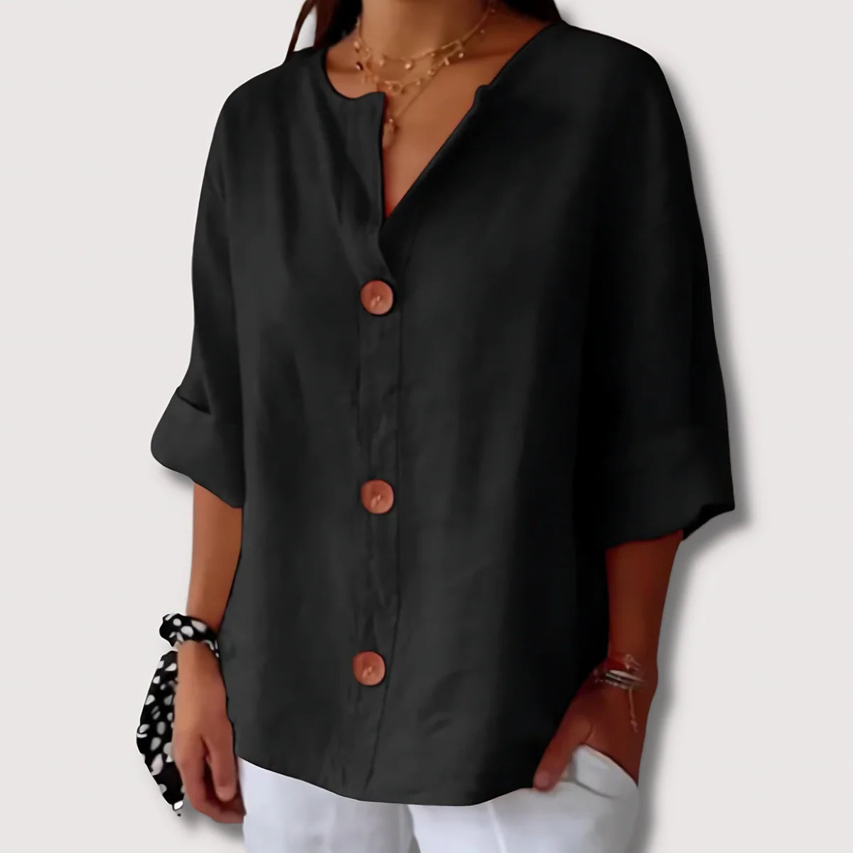 MARTINA | BLUSA DI LINO