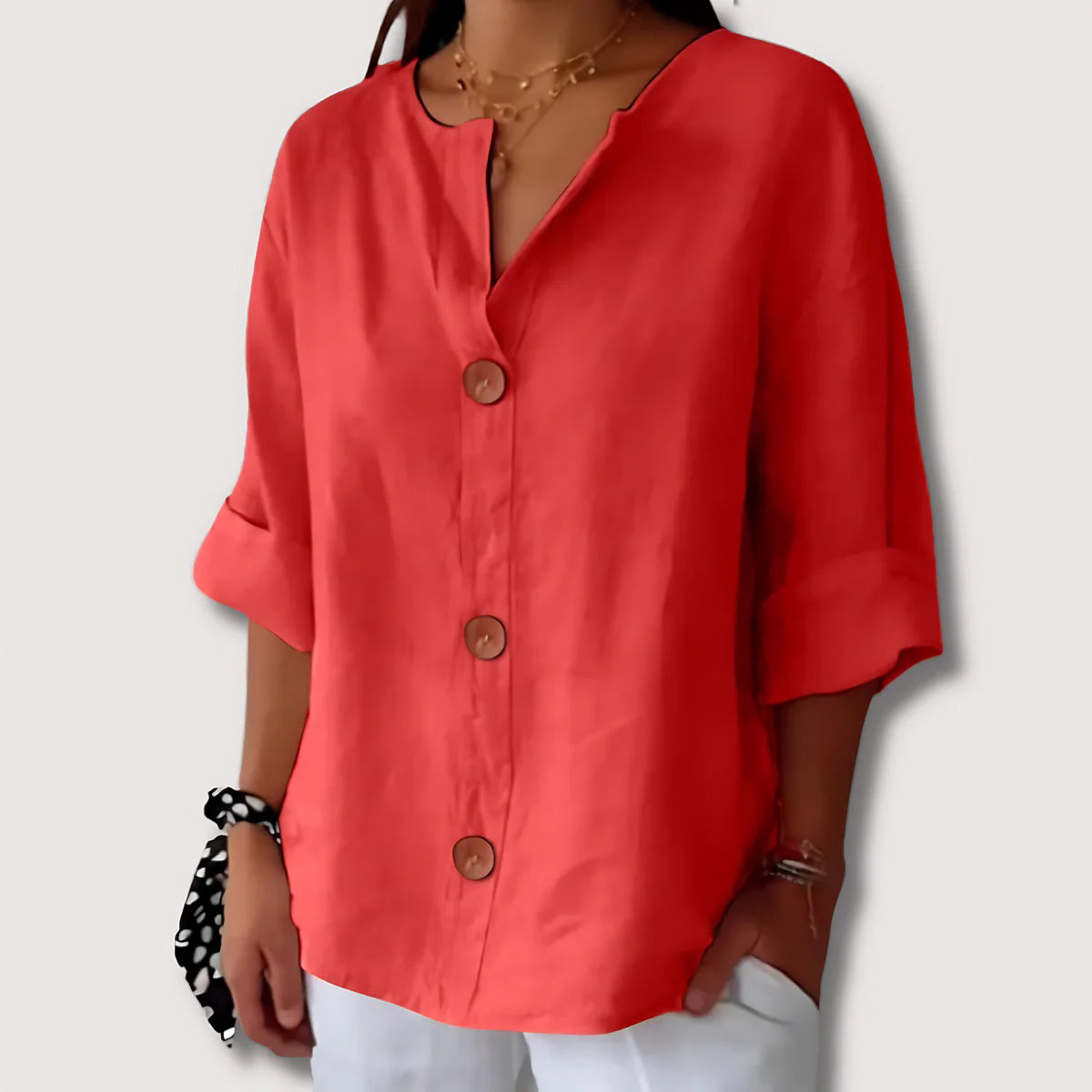 MARTINA | BLUSA DI LINO