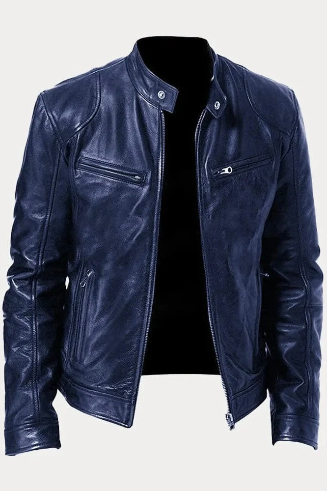 SCOTT - Giacca in pelle