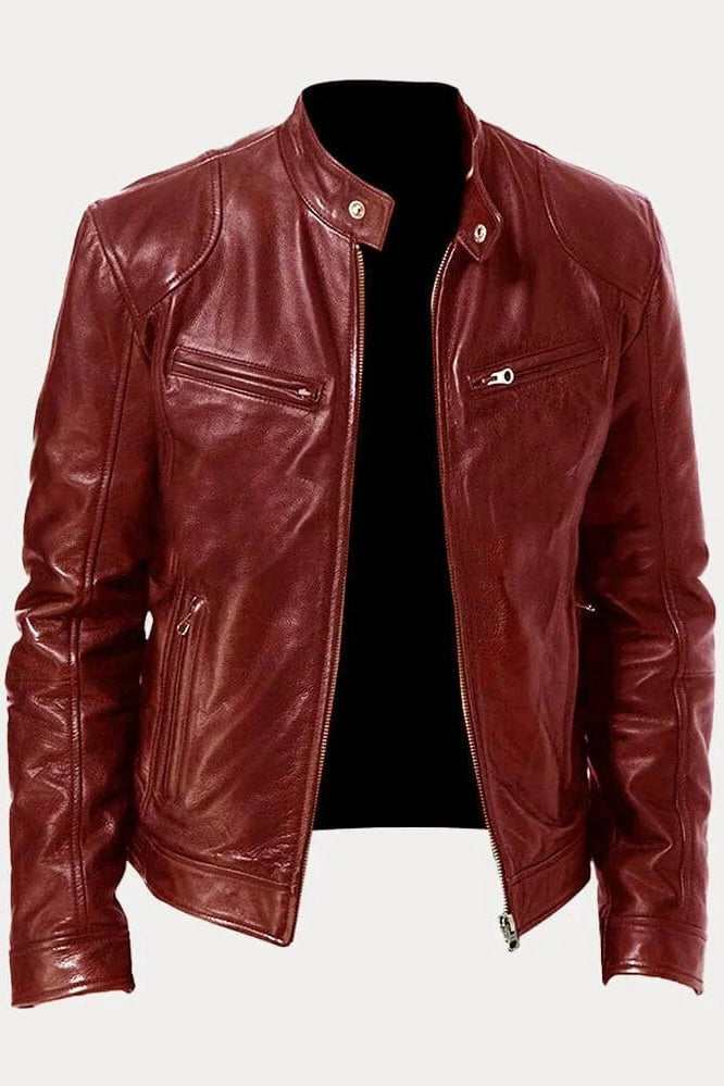 SCOTT - Giacca in pelle