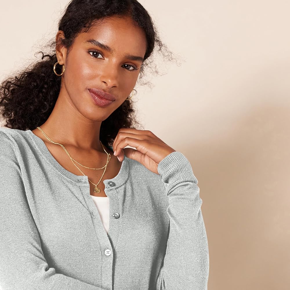 Saphira - Cardigan leggero in cotone per ogni stagione