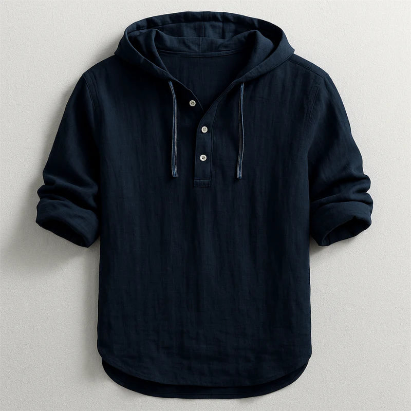 Saphira - Camicia con cappuccio 100% in lino