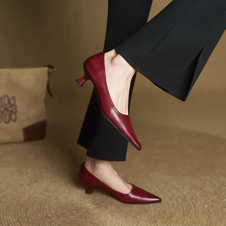KELLY - Décolleté in vera pelle