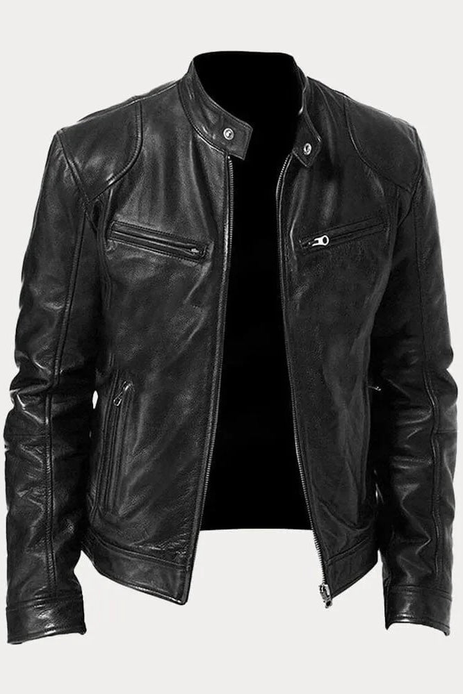 SCOTT - Giacca in pelle