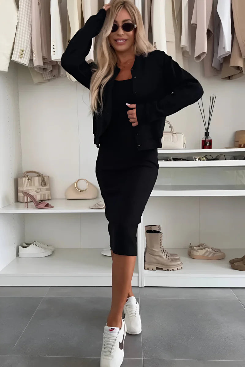 CLARA | ABITO MIDI CON GIACCA COORDINATA