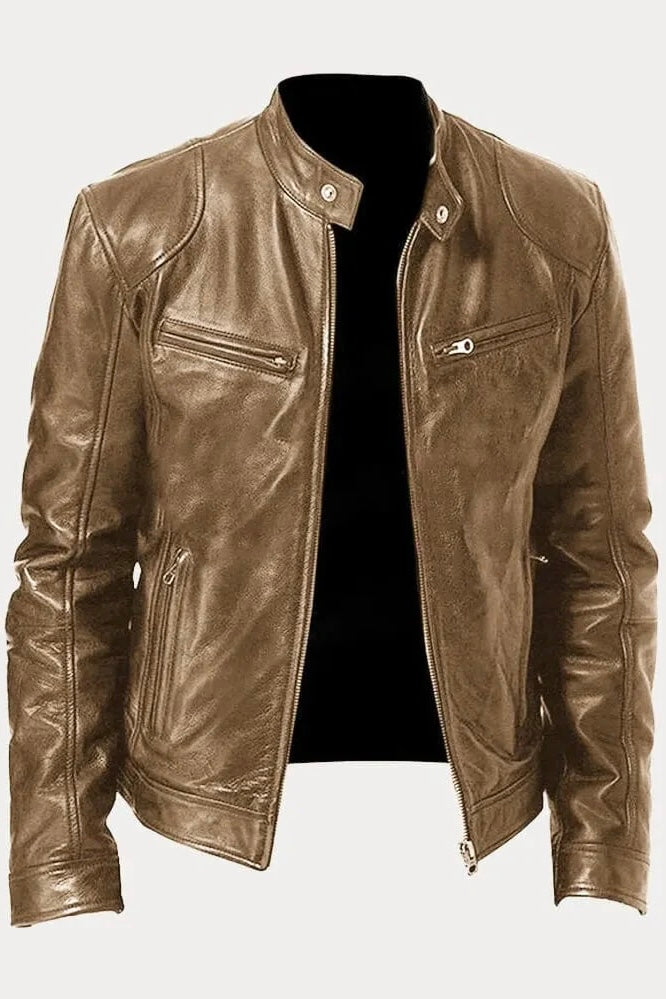 SCOTT - Giacca in pelle