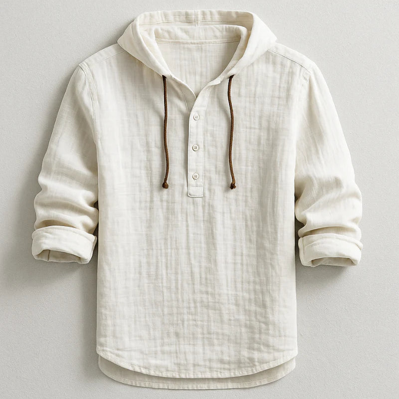 Saphira - Camicia con cappuccio 100% in lino