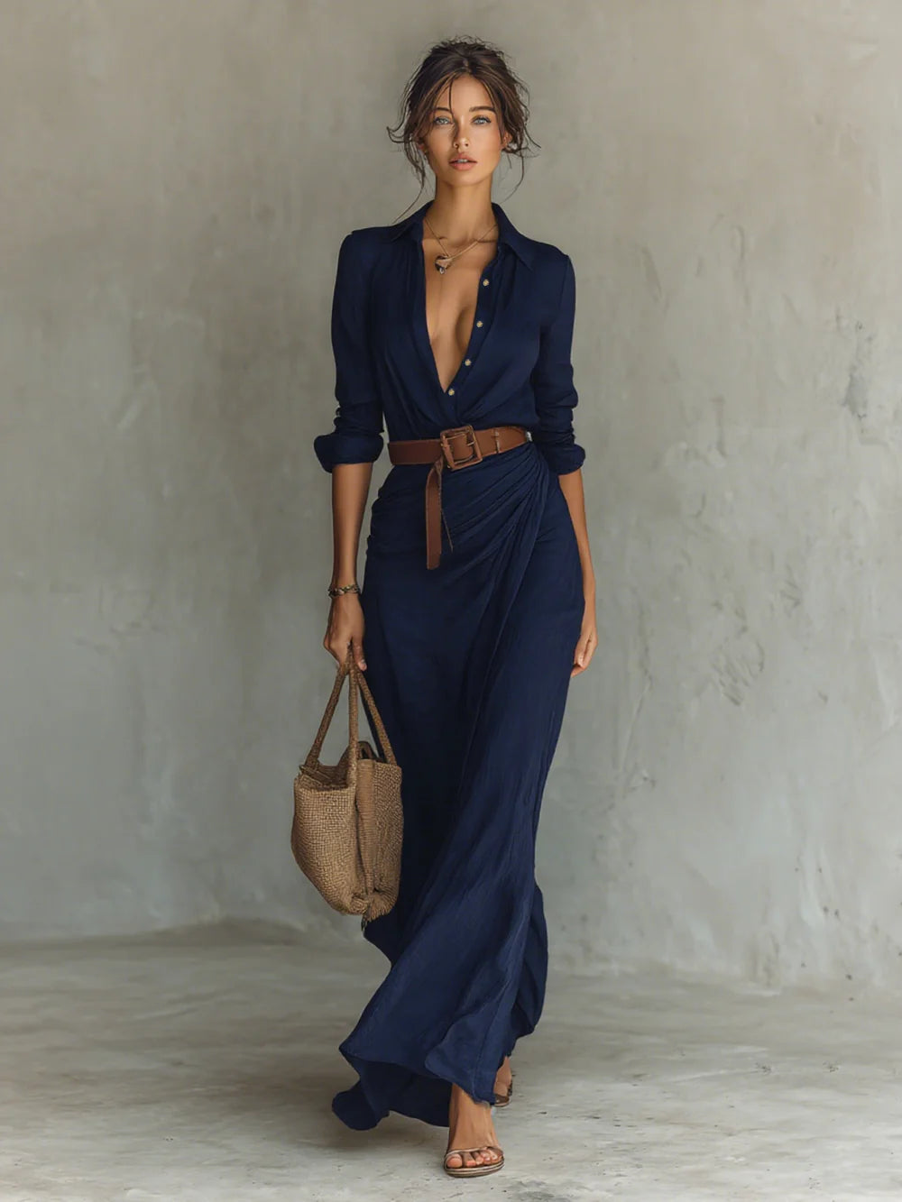 CELINE - ABITO CON COLLO A REVERS
