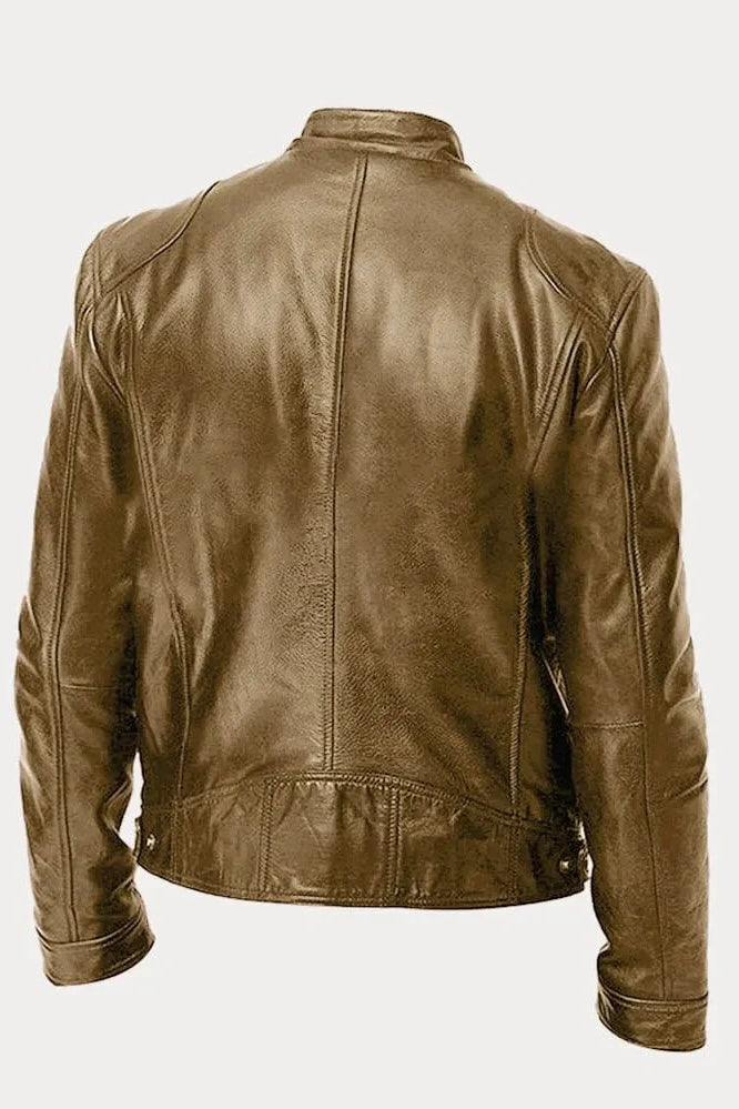 SCOTT - Giacca in pelle