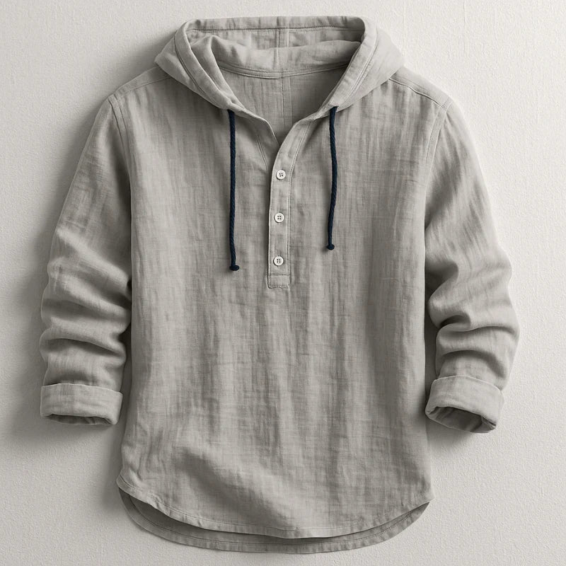 Saphira - Camicia con cappuccio 100% in lino