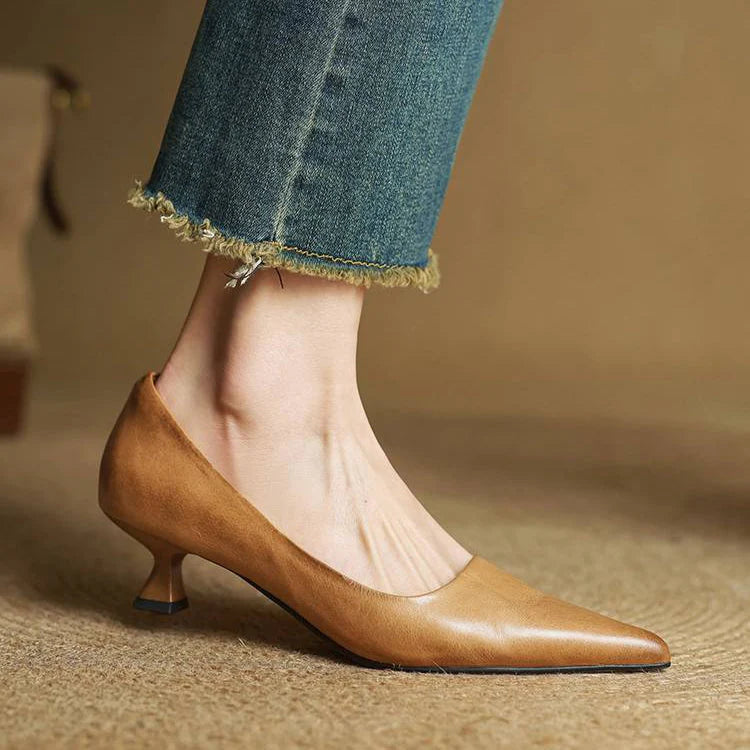 KELLY - Décolleté in vera pelle